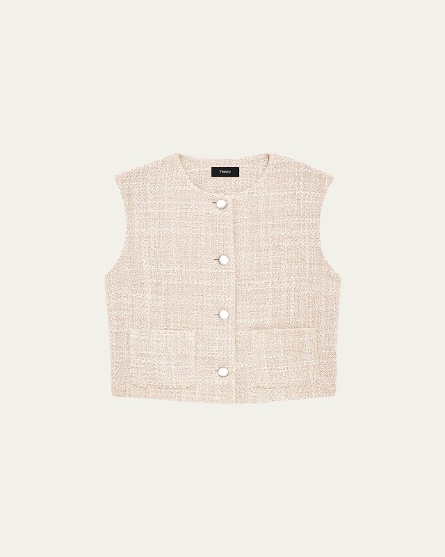 Tweed Pocket Vest